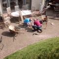 Plaatsen parasols